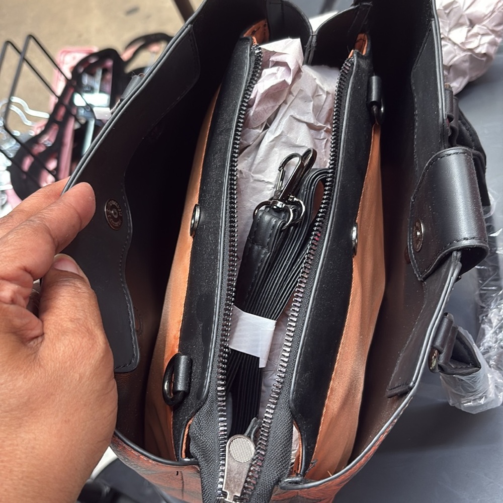 Patchwork Tote Bag - Multicolor - image 2